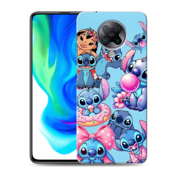 Силиконовый чехол на Xiaomi Poco F2 Pro с принтом Лило и Стич Силиконовый чехол на Xiaomi Poco F2 Pro с принтом Лило и Стич