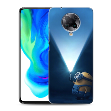 Силиконовый чехол на Xiaomi Poco F2 Pro с принтом Миньоны Силиконовый чехол на Xiaomi Poco F2 Pro с принтом Миньоны