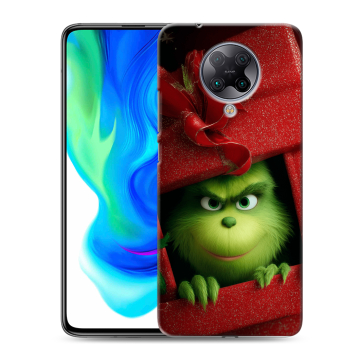 Силиконовый чехол на Xiaomi Poco F2 Pro с принтом Новый год