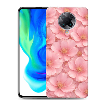 Силиконовый чехол на Xiaomi Poco F2 Pro с принтом женский