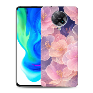 Силиконовый чехол на Xiaomi Poco F2 Pro с принтом женский