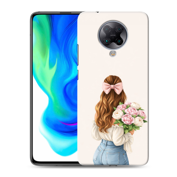 Силиконовый чехол на Xiaomi Poco F2 Pro с принтом женский Силиконовый чехол на Xiaomi Poco F2 Pro с принтом женский