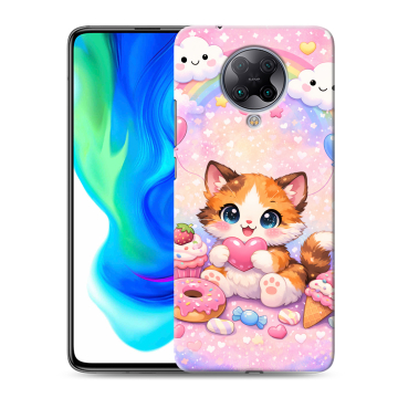 Силиконовый чехол на Xiaomi Poco F2 Pro с принтом для девочек Силиконовый чехол на Xiaomi Poco F2 Pro с принтом для девочек