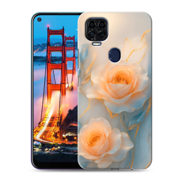 Силиконовый чехол на ZTE Blade V2020 с принтом Женский