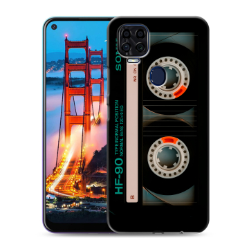 Силиконовый чехол на ZTE Blade V2020 с принтом Кассета