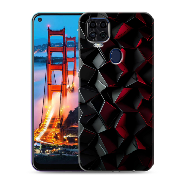Силиконовый чехол на ZTE Blade V2020 с принтом Абстракция