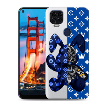 Силиконовый чехол на ZTE Blade V2020 с принтом Луи робот