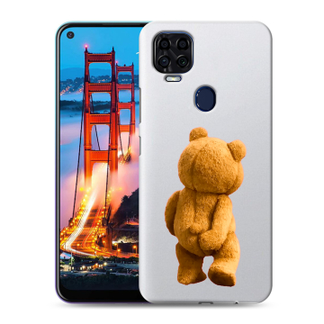 Силиконовый чехол на ZTE Blade V2020 с принтом Медведь