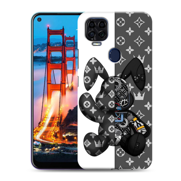 Силиконовый чехол на ZTE Blade V2020 с принтом Луи робот