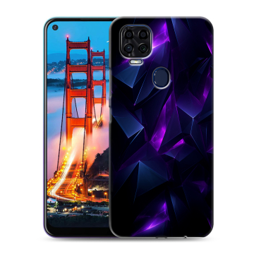 Силиконовый чехол на ZTE Blade V2020 с принтом Абстракиция
