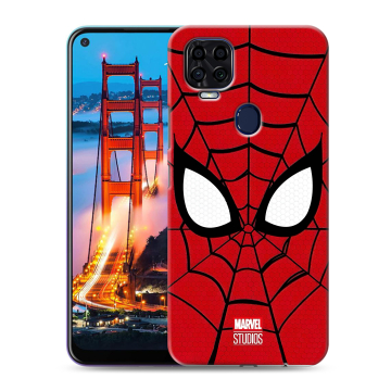 Силиконовый чехол на ZTE Blade V2020 с принтом человек паук spiderman