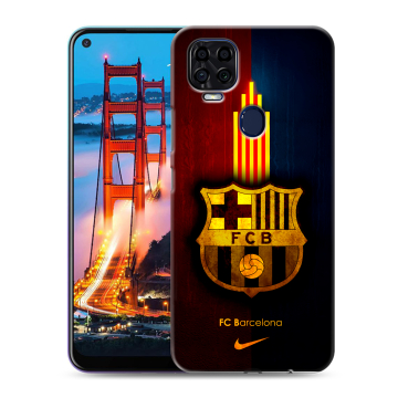 Силиконовый чехол на ZTE Blade V2020 с принтом Барселона Barcelona