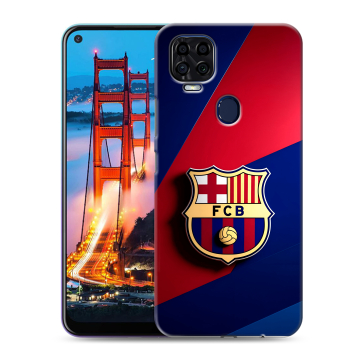 Силиконовый чехол на ZTE Blade V2020 с принтом Барселона Barcelona