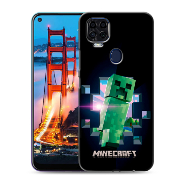 Силиконовый чехол на ZTE Blade V2020 с принтом Майнкрафт Minecraft