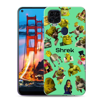 Силиконовый чехол на ZTE Blade V2020 с принтом Шрек Shrek