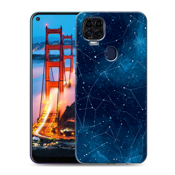Силиконовый чехол на ZTE Blade V2020 с принтом Космос звезды
