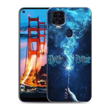 Силиконовый чехол на ZTE Blade V2020 с принтом Harry Potter Гарри Поттер