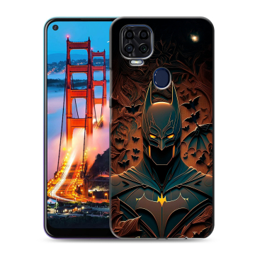 Силиконовый чехол на ZTE Blade V2020 с принтом Batman Бэтмен