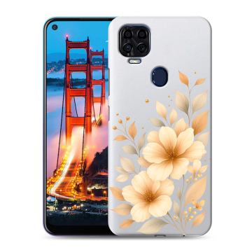 Силиконовый чехол на ZTE Blade V2020 с принтом для девушки