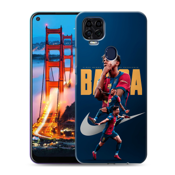 Силиконовый чехол на ZTE Blade V2020 с принтом Барселона Barca Yamal 