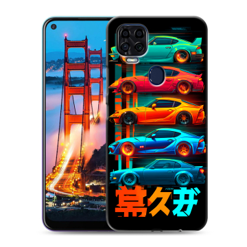 Силиконовый чехол на ZTE Blade V2020 с принтом машины тачки
