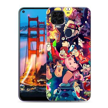Силиконовый чехол на ZTE Blade V2020 с принтом Gravity Falls Гравити Фолз