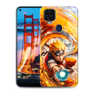 Силиконовый чехол на ZTE Blade V2020 с принтом Аниме Наруто Naruto