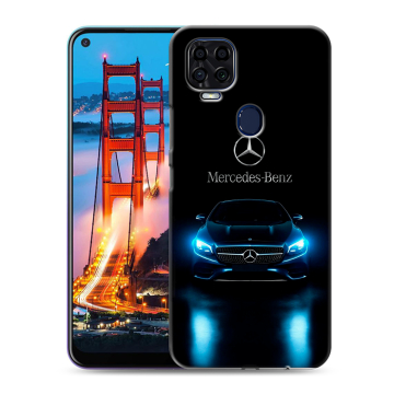 Силиконовый чехол на ZTE Blade V2020 с принтом Mercedes Мерседес
