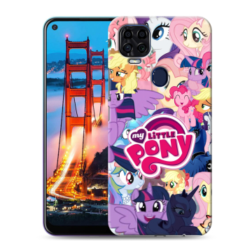 Силиконовый чехол на ZTE Blade V2020 с принтом My little pony Дружба чудо