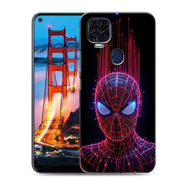 Силиконовый чехол на ZTE Blade V2020 с принтом Spiderman Человек паук
