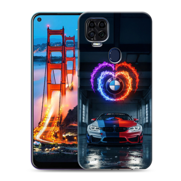 Силиконовый чехол на ZTE Blade V2020 с принтом BMW БМВ