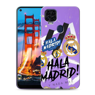 Силиконовый чехол на ZTE Blade V2020 с принтом Real Madrid Реал Мадрид