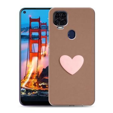 Силиконовый чехол на ZTE Blade V2020 с принтом женский