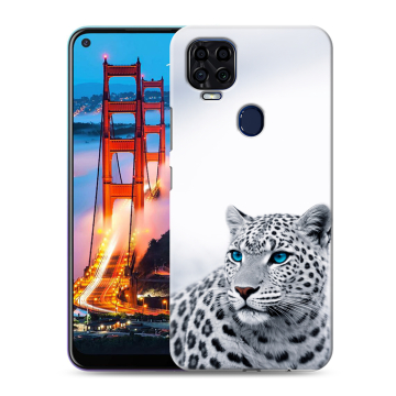 Силиконовый чехол на ZTE Blade V2020 с принтом женский
