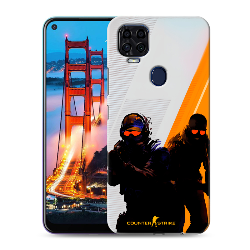 Силиконовый чехол на ZTE Blade V2020 с принтом Контер страйк Counter strike Силиконовый чехол на ZTE Blade V2020 с принтом Контер страйк Counter strike