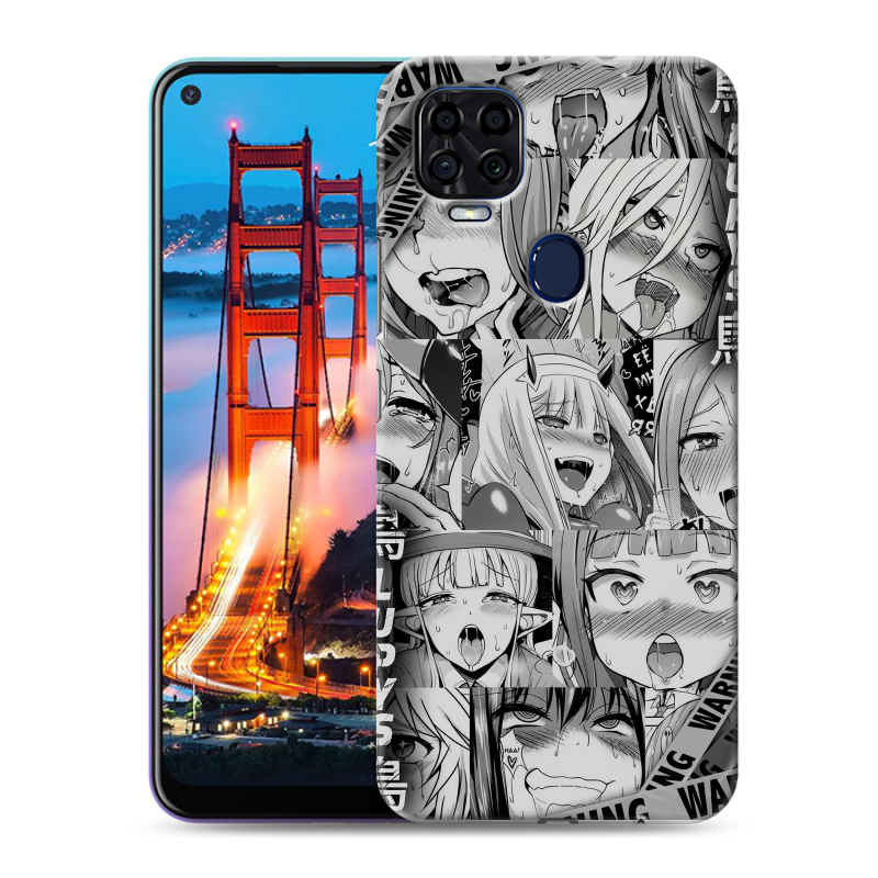 Силиконовый чехол на ZTE Blade V2020 с принтом Ahegao Ахегао Аниме Силиконовый чехол на ZTE Blade V2020 с принтом Ahegao Ахегао Аниме