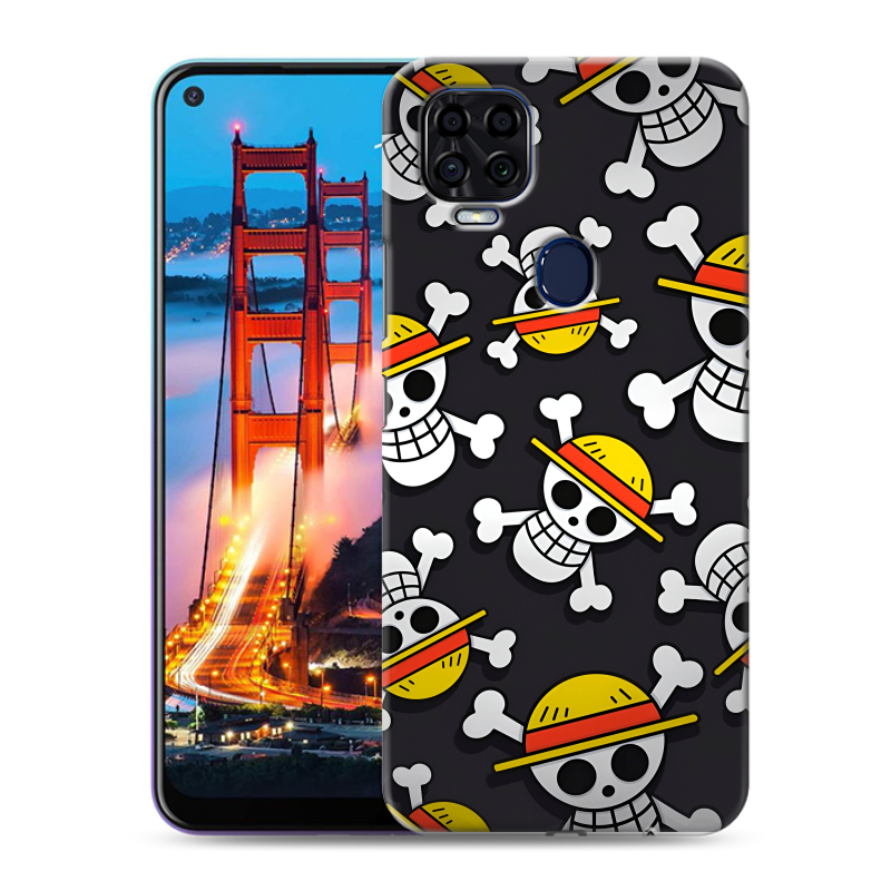 Силиконовый чехол на ZTE Blade V2020 с принтом One Piece Ван Пис Силиконовый чехол на ZTE Blade V2020 с принтом One Piece Ван Пис