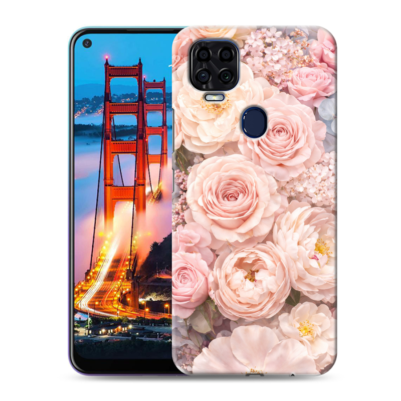 Силиконовый чехол на ZTE Blade V2020 с принтом женский Силиконовый чехол на ZTE Blade V2020 с принтом женский