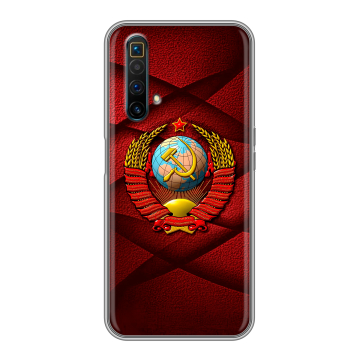 Силиконовый чехол на Realme X3 SuperZoom с принтом Герб СССР Силиконовый чехол на Realme X3 SuperZoom с принтом Герб СССР