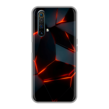 Силиконовый чехол на Realme X3 SuperZoom с принтом Яркие абстракции Силиконовый чехол на Realme X3 SuperZoom с принтом Яркие абстракции