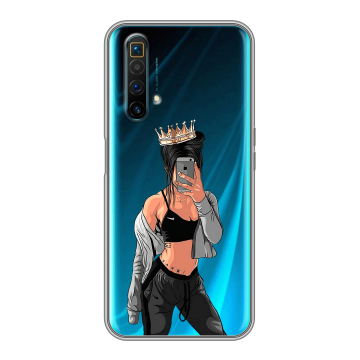 Силиконовый чехол на Realme X3 SuperZoom с принтом Женские принты Силиконовый чехол на Realme X3 SuperZoom с принтом Женские принты