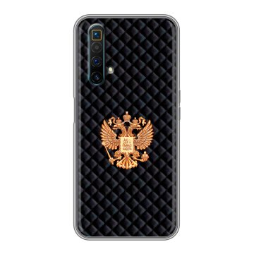 Силиконовый чехол на Realme X3 SuperZoom с принтом Герб России принт Силиконовый чехол на Realme X3 SuperZoom с принтом Герб России принт