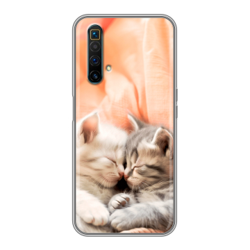 Силиконовый чехол на Realme X3 SuperZoom с принтом Котята