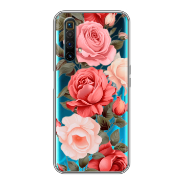 Силиконовый чехол на Realme X3 SuperZoom с принтом Розы