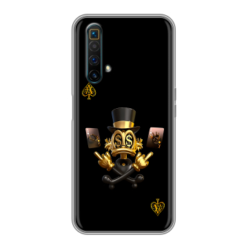 Силиконовый чехол на Realme X3 SuperZoom с принтом Золотой скрудж макдак Силиконовый чехол на Realme X3 SuperZoom с принтом Золотой скрудж макдак