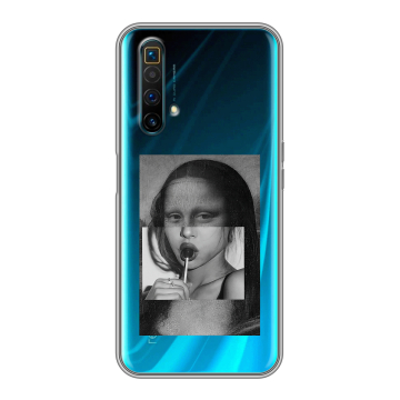 Силиконовый чехол на Realme X3 SuperZoom с принтом Мона Лиза