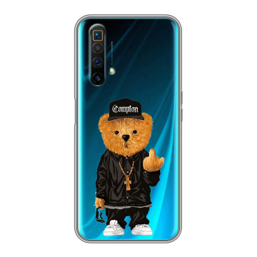 Силиконовый чехол на Realme X3 SuperZoom с принтом Плюшевый медведь