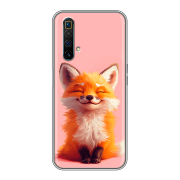 Силиконовый чехол на Realme X3 SuperZoom с принтом милая лиса