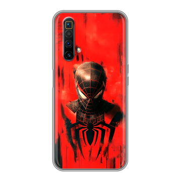 Силиконовый чехол на Realme X3 SuperZoom с принтом человек паук spiderman Силиконовый чехол на Realme X3 SuperZoom с принтом человек паук spiderman