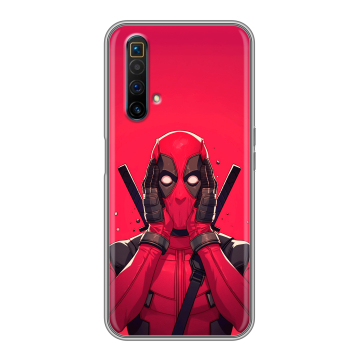 Силиконовый чехол на Realme X3 SuperZoom с принтом Дедпул Deadpool